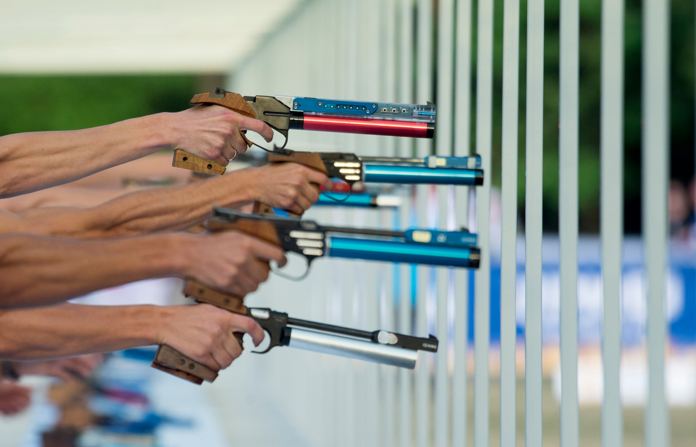 Sports Laser Gun, Pentathlon Weapons.